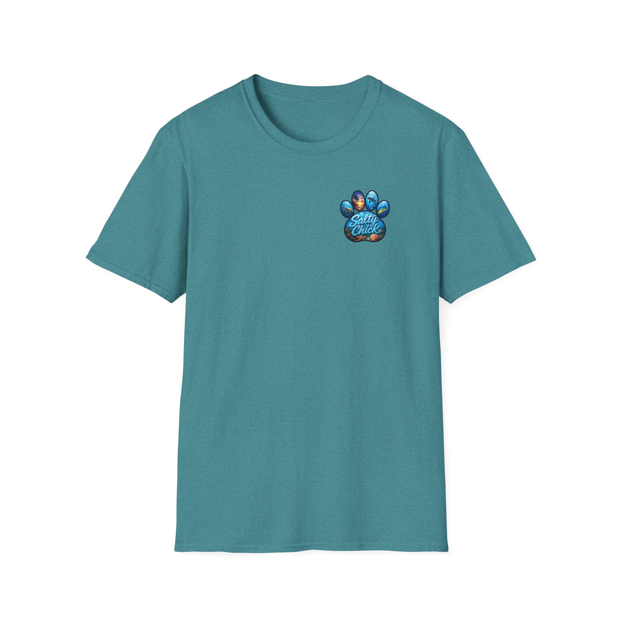 Cotton Tee- Beach days are better with four paws