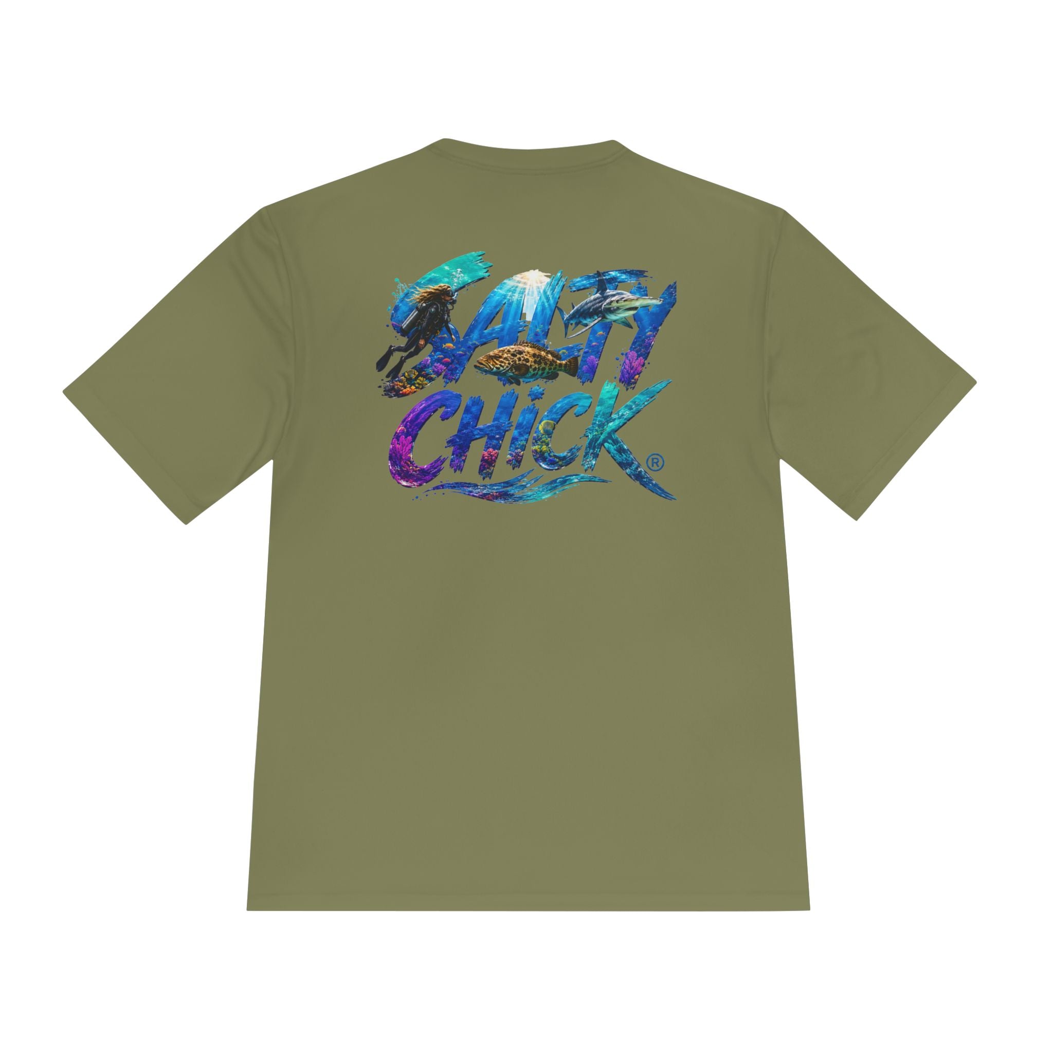Unisex Moisture Wicking Tee- Divers