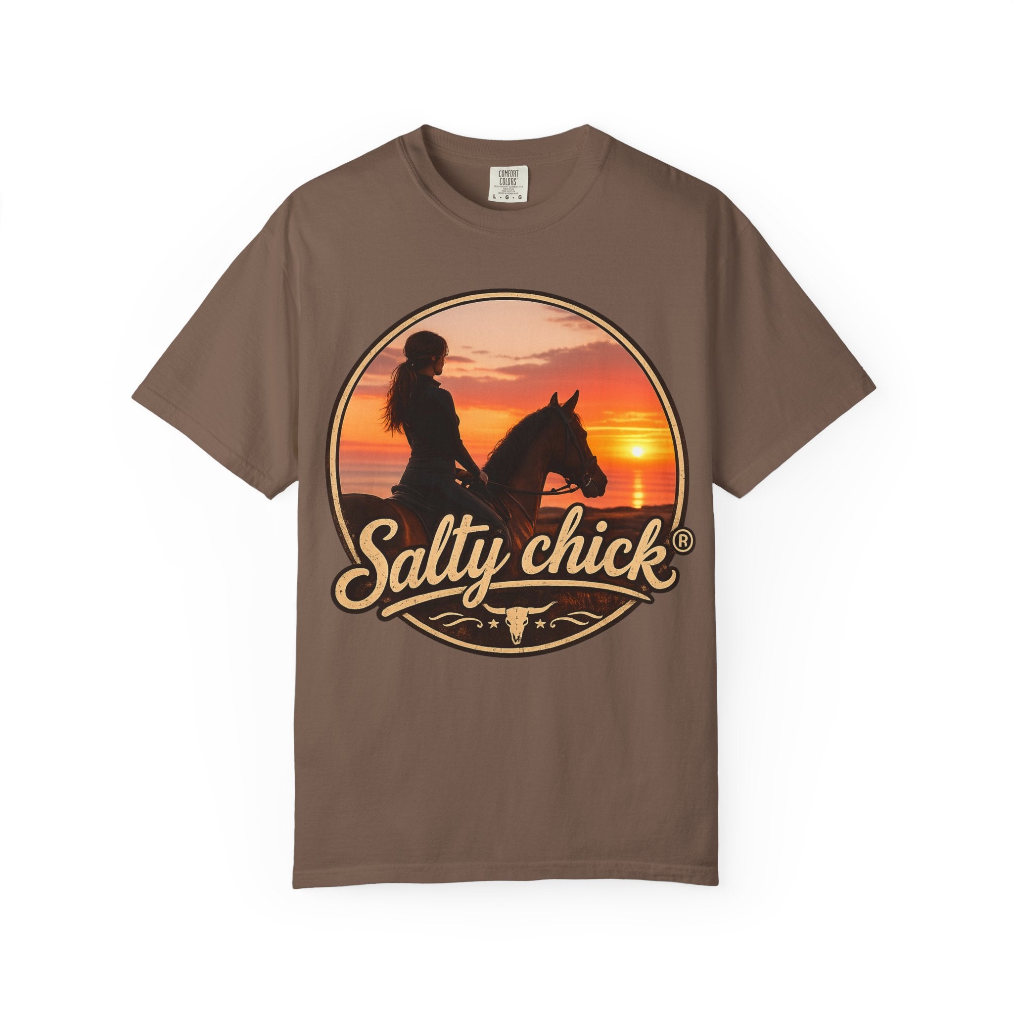 Cotton Horse Sunset T‑Shirt