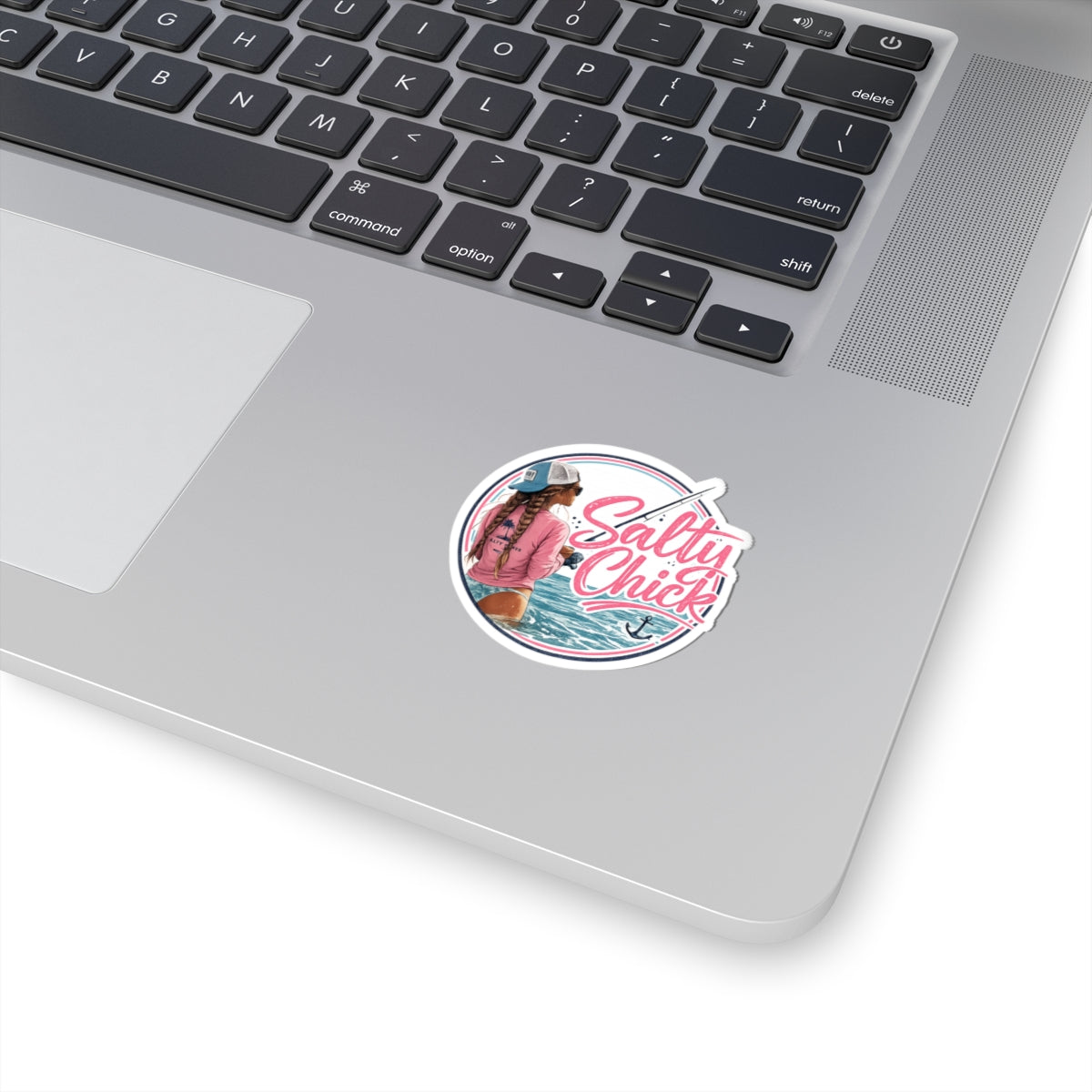 Cut stick sticker- fishing
