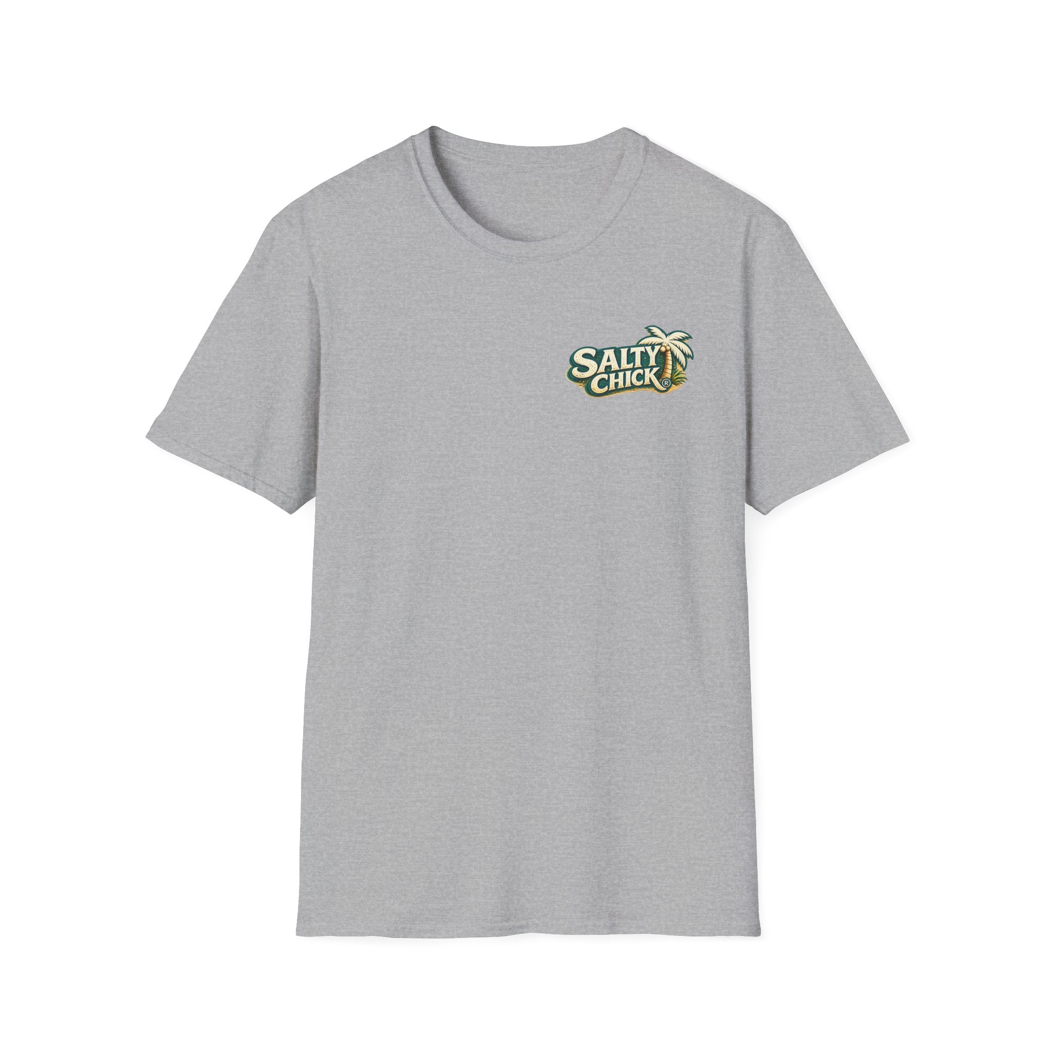 Cotton Tee- Beach Chair on Ocean