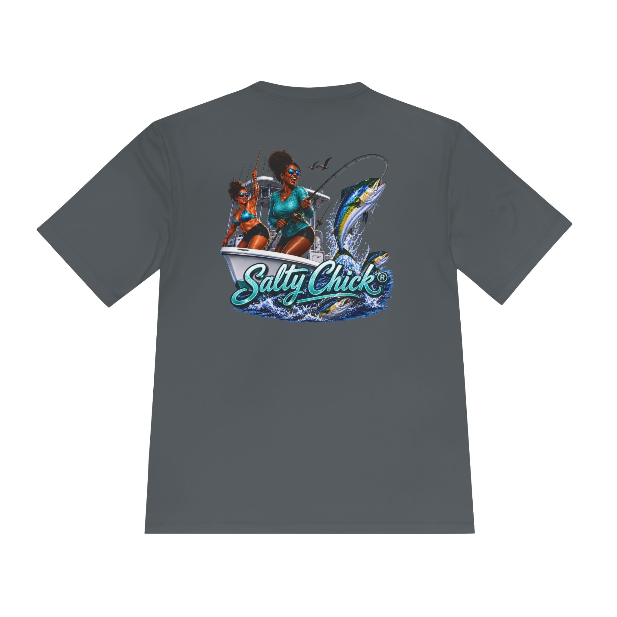 Unisex Moisture Wicking fishing Tee