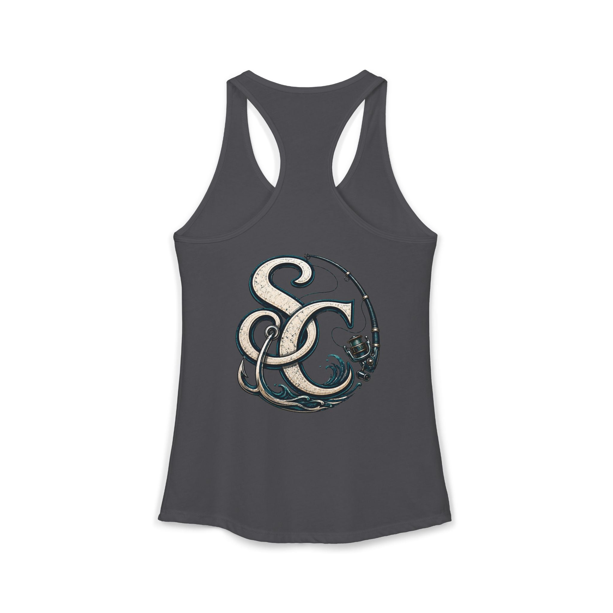Performance Racerback Tank-SC fishing logo