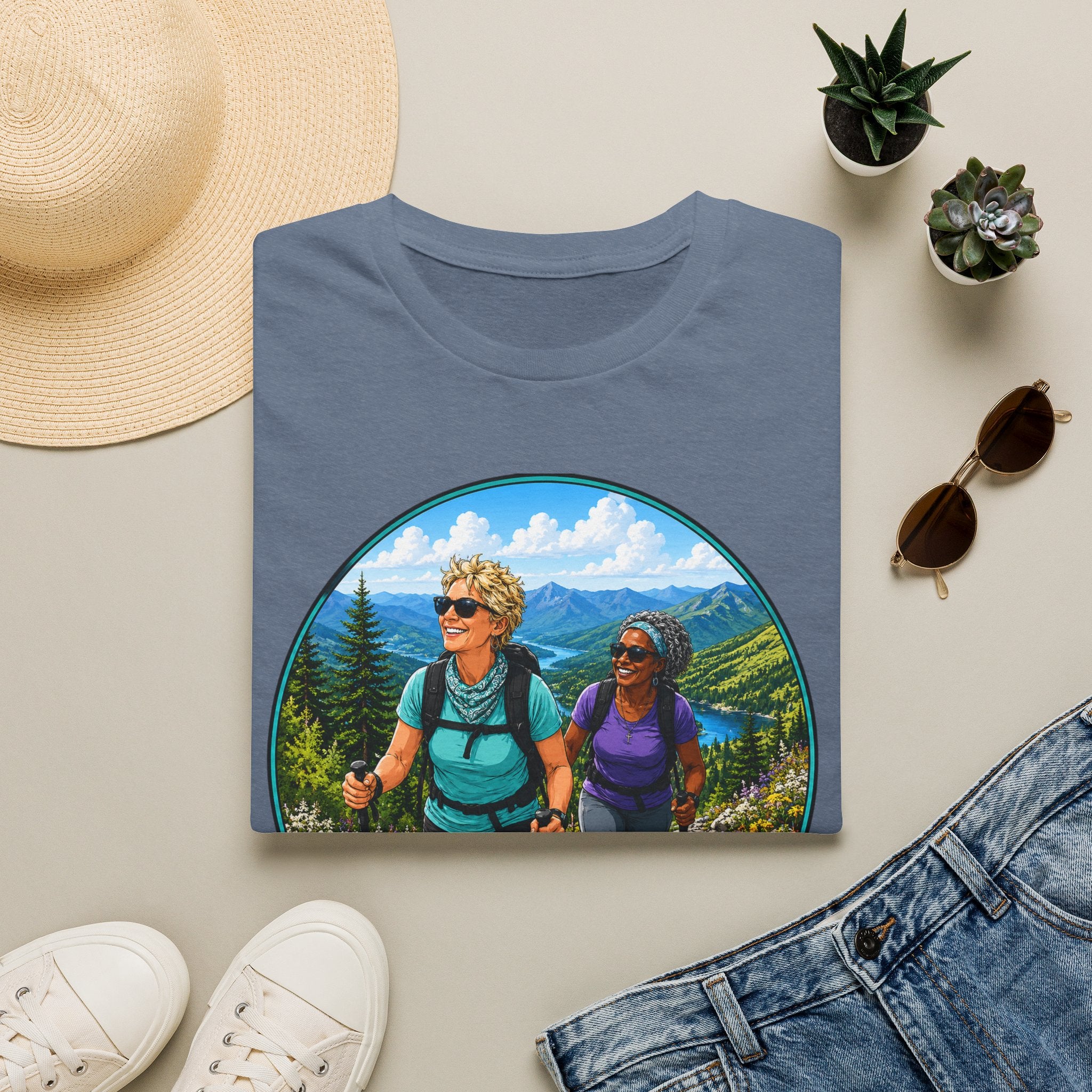 Cotton Tee- Hiking
