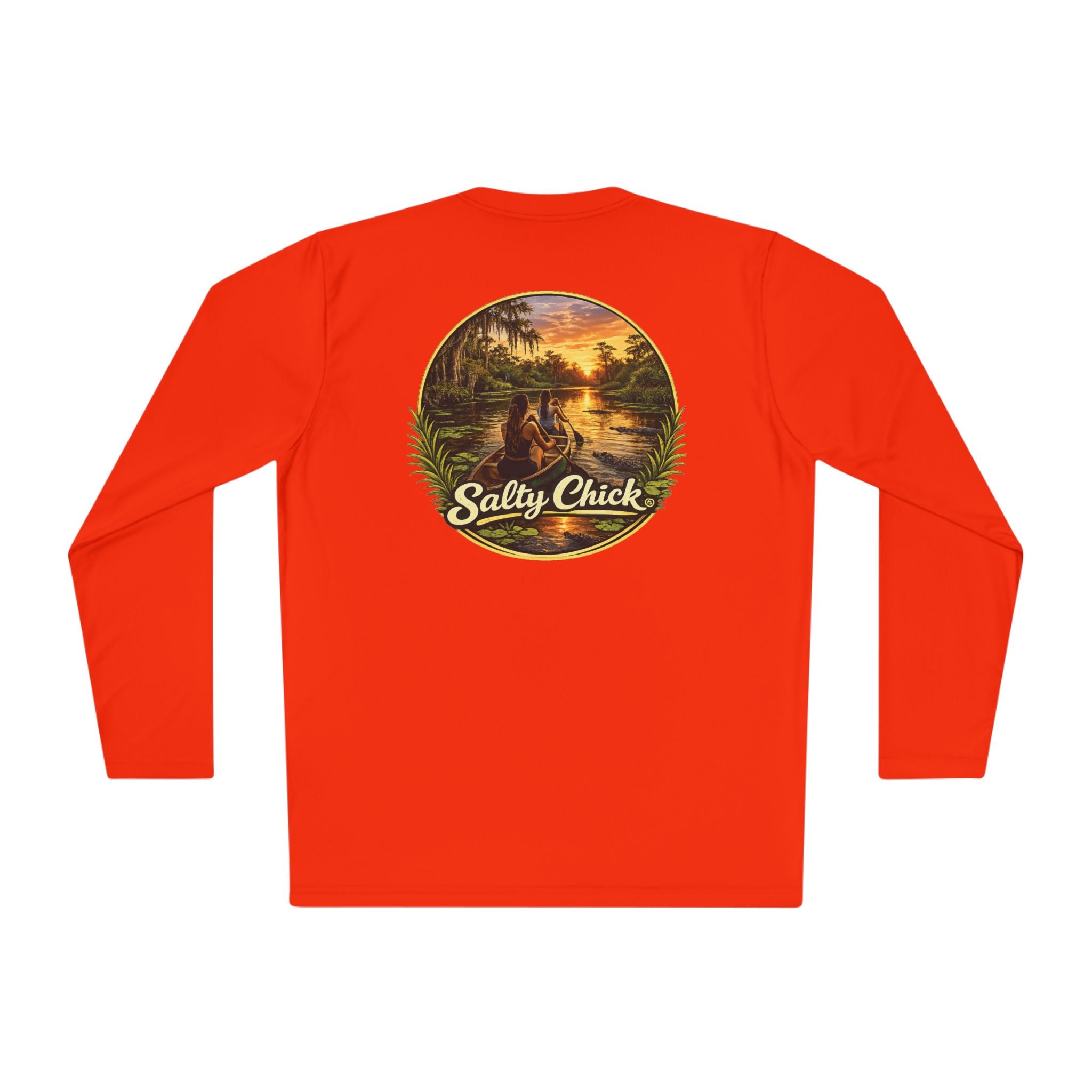 Unisex moisture wicking canoe Long Sleeve Tee