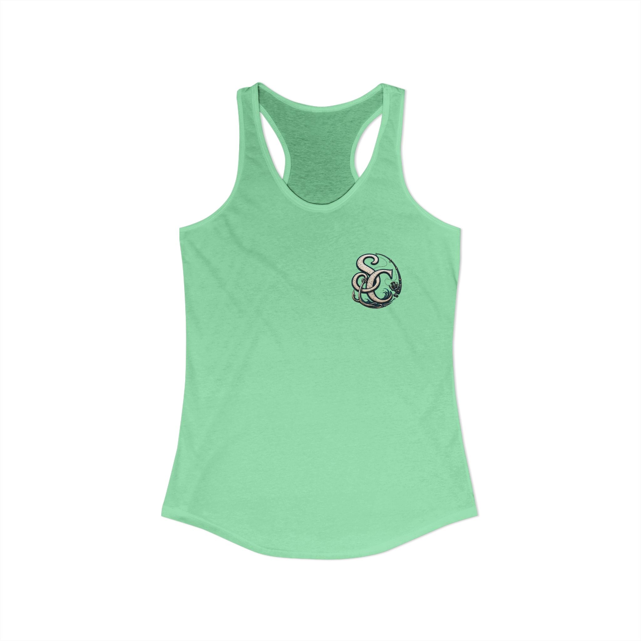 Performance Racerback Tank-SC fishing logo