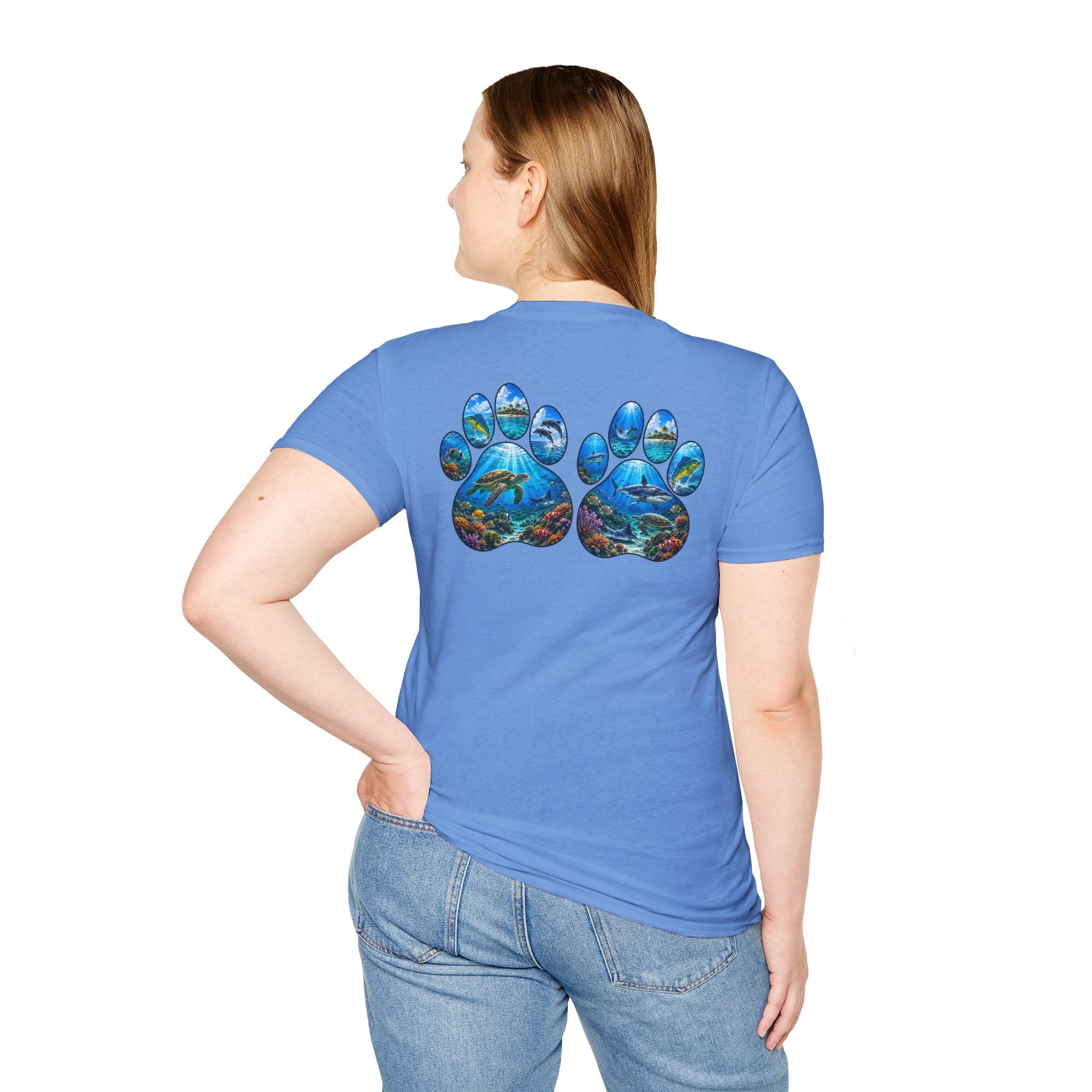 Cotton Tee- Dog Paws