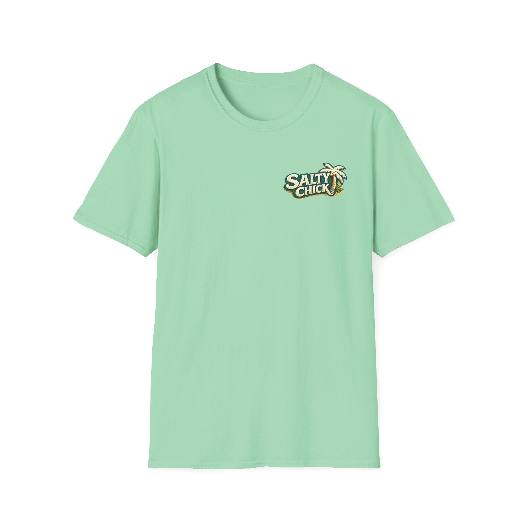 Cotton Tee- Beach Chair on Ocean