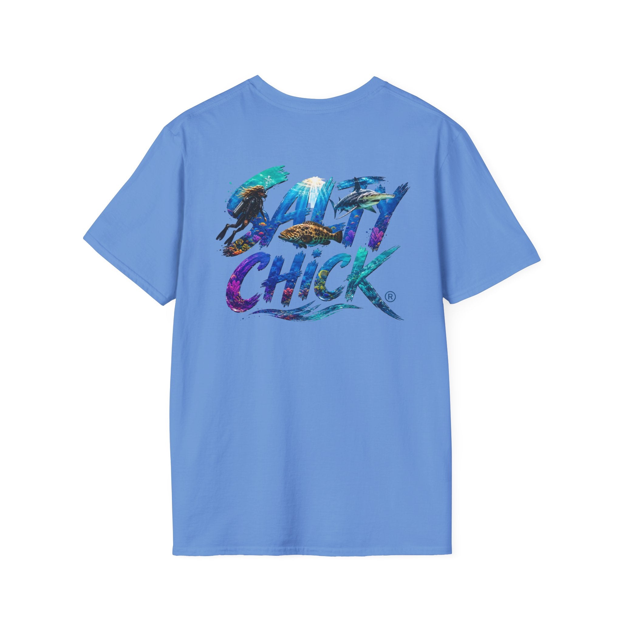 Cotton Tee- Diver lettering