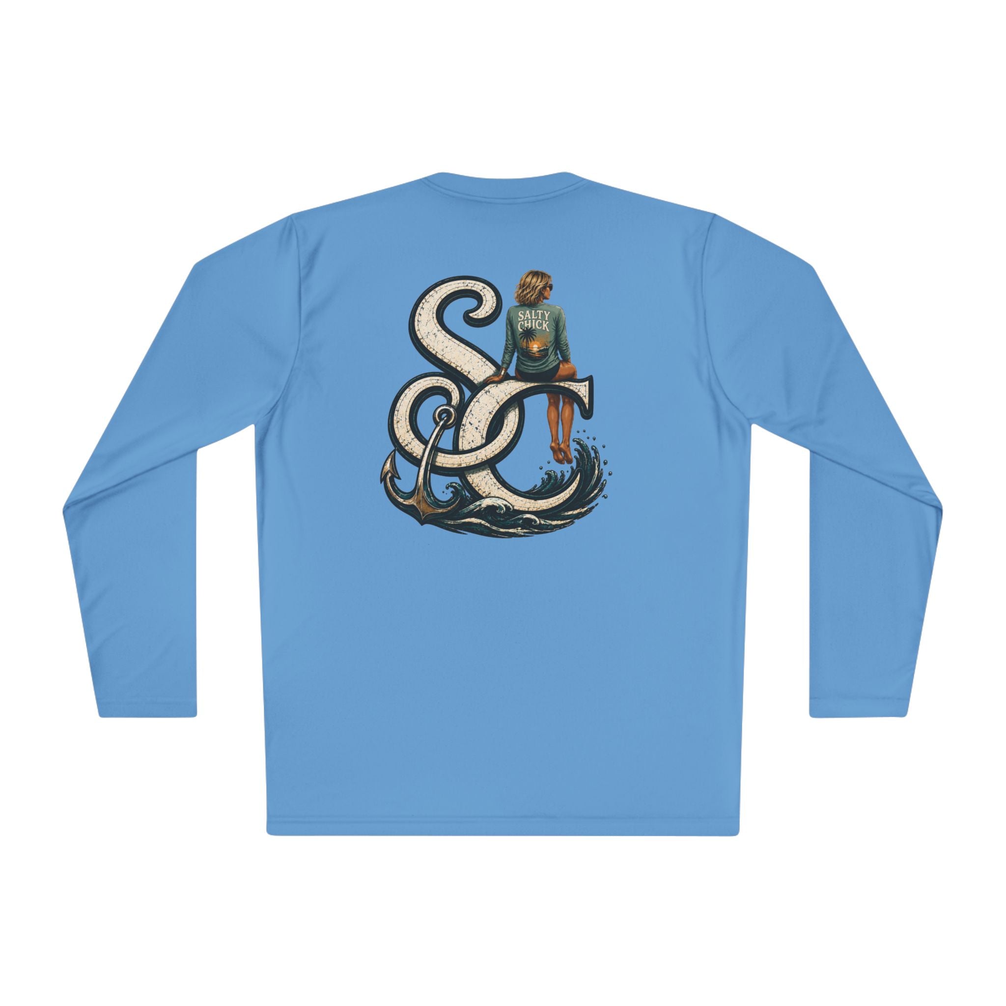 Unisex Moisture Wicking Long Sleeve- SC logo short hair