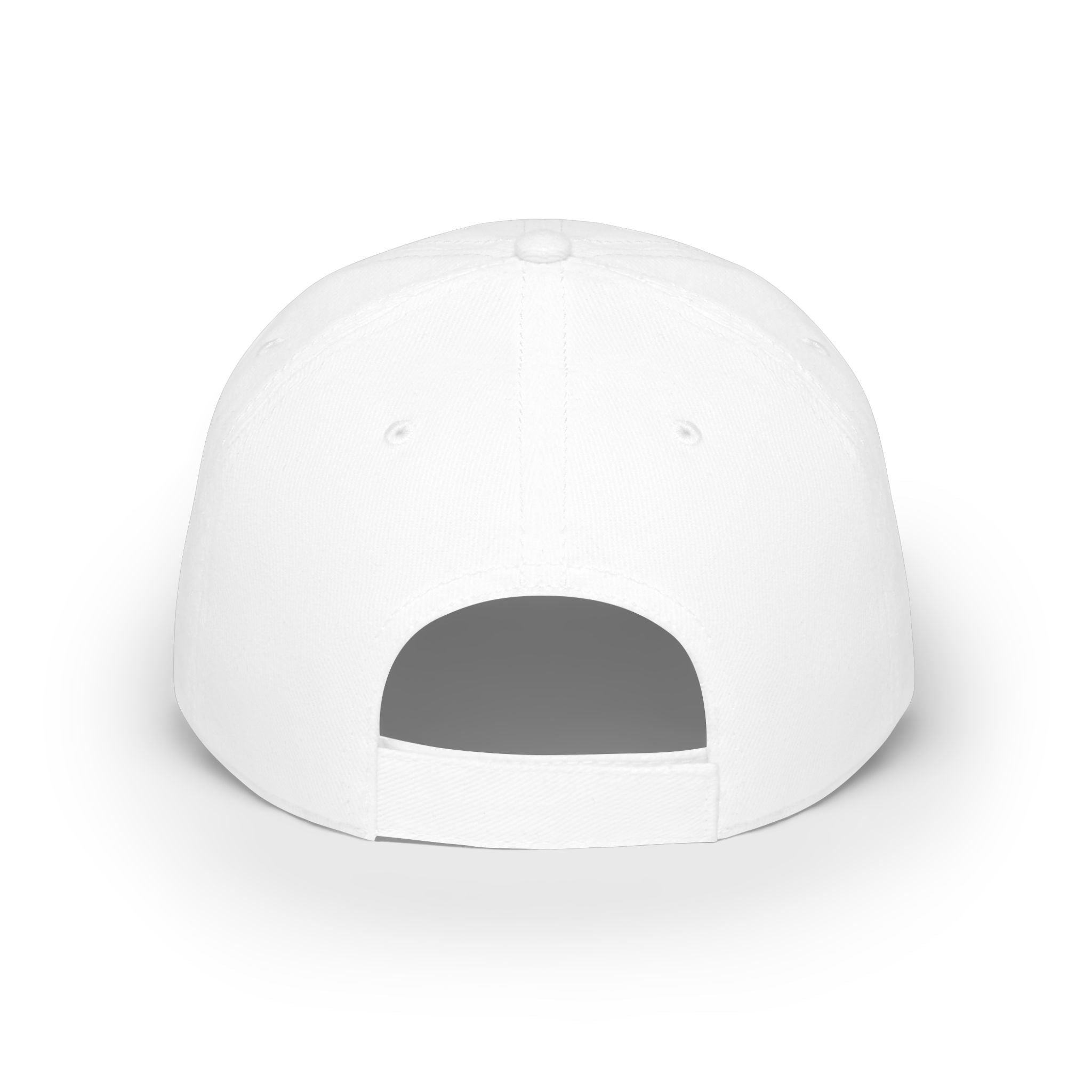 Low Profile Baseball Cap, embroidered Fishing logo