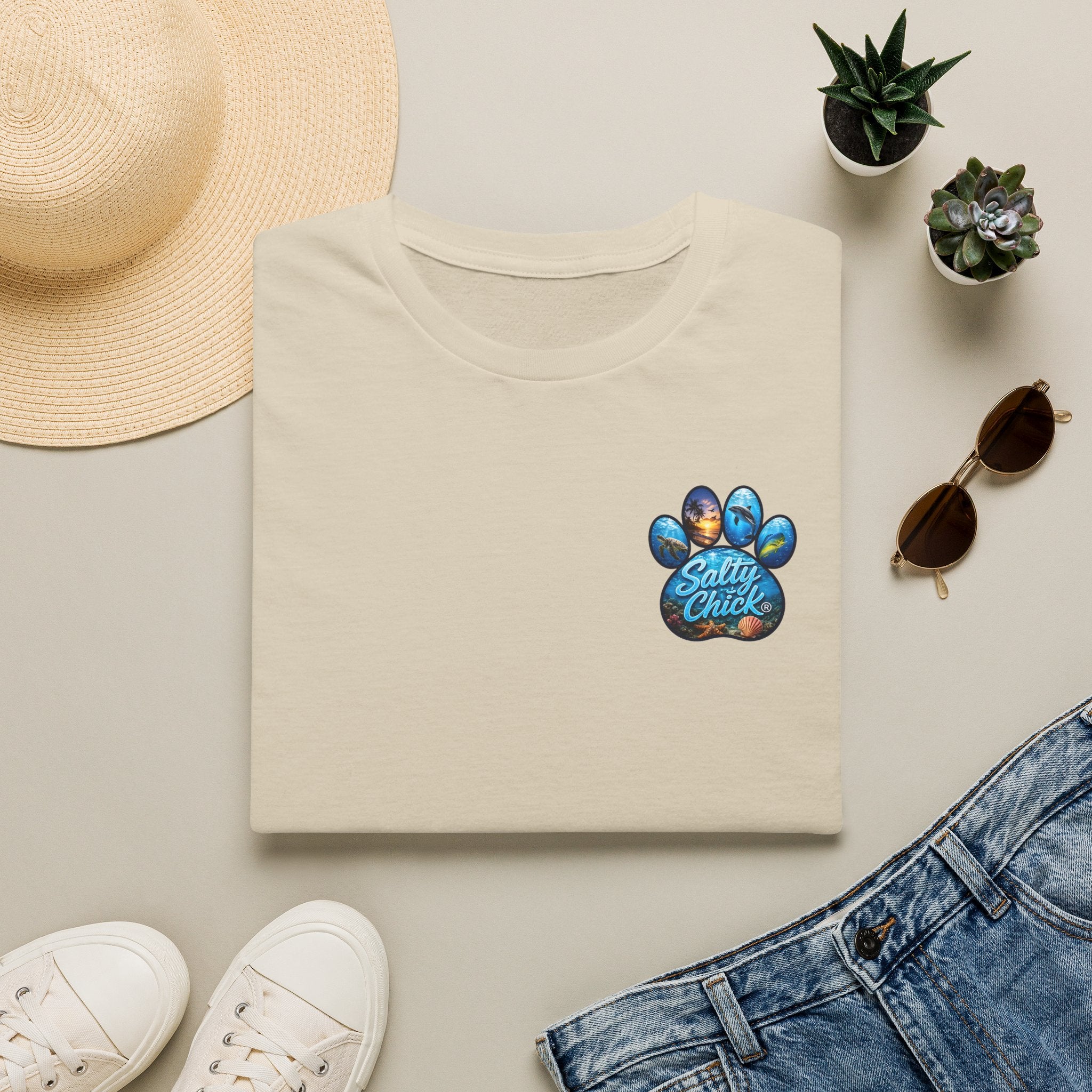 Cotton Tee- Dog Paws