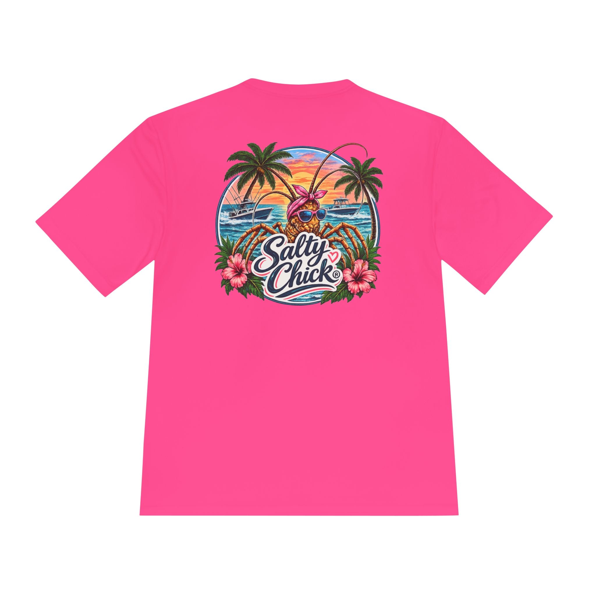 Unisex Moisture Wicking Tee- Lobstering 2