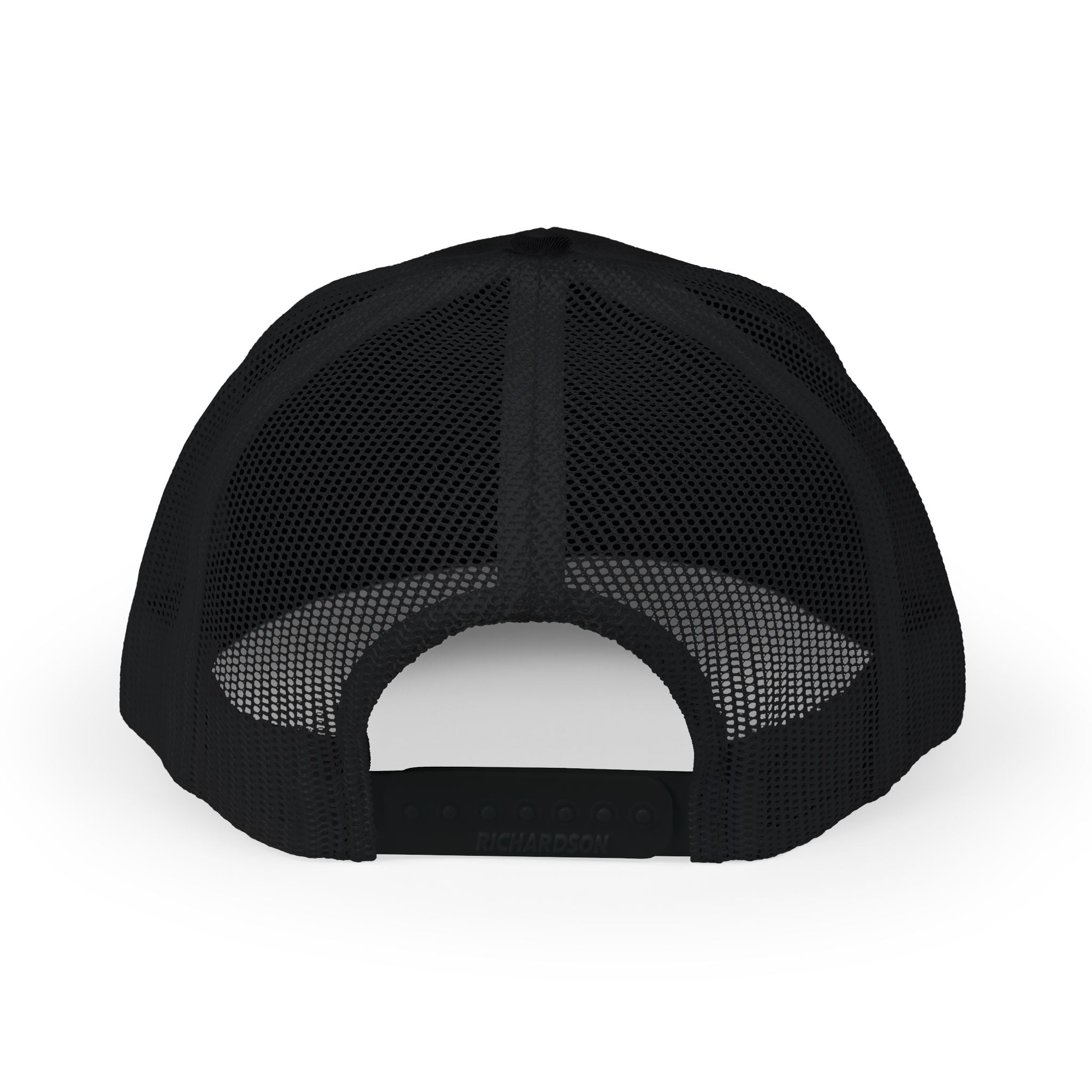 Embroidered Trucker Snapback Hat-Salty Chick lettering