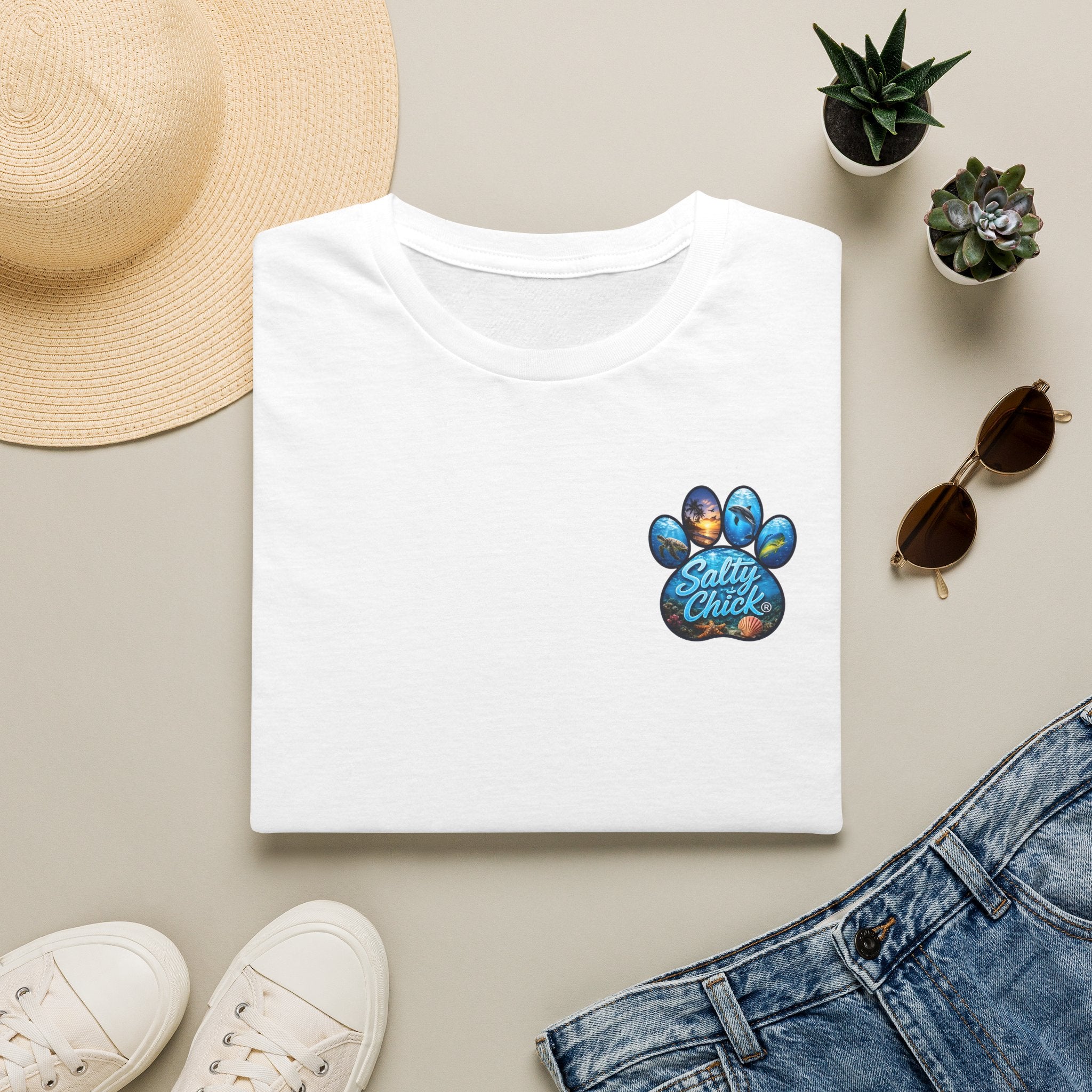 Cotton Tee- Dog Paws