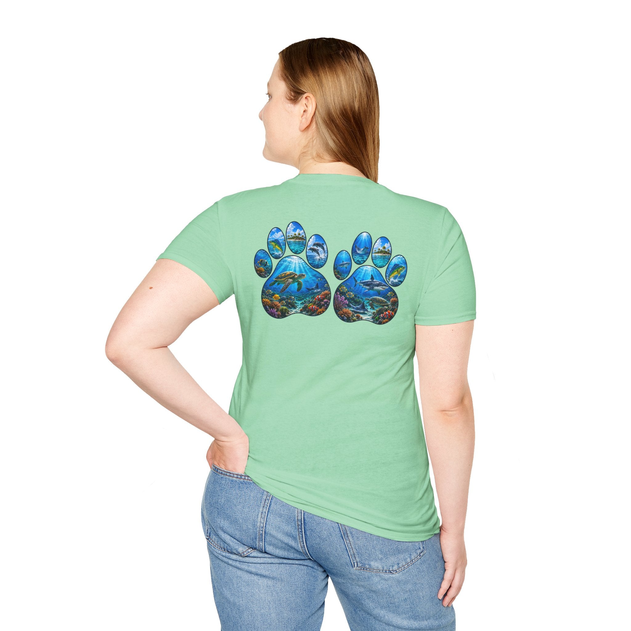 Cotton Tee- Dog Paws