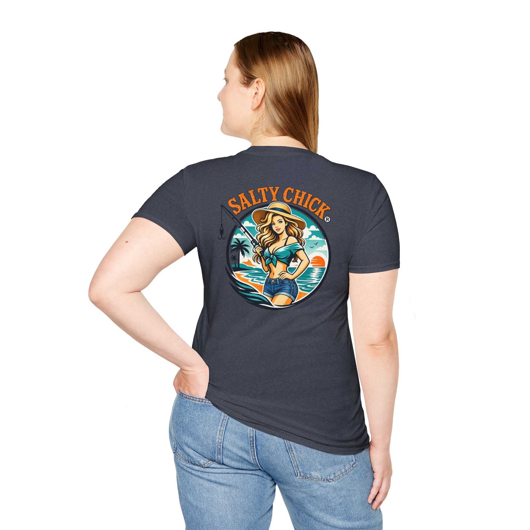 Cotton Front Design Tee- Girly