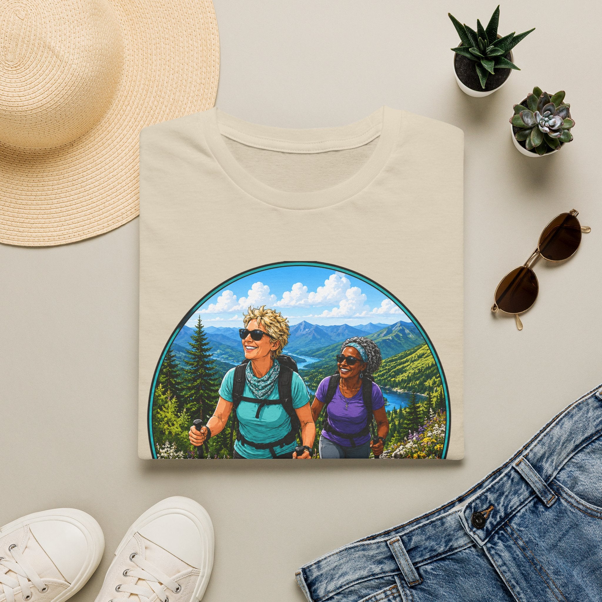 Cotton Tee- Hiking