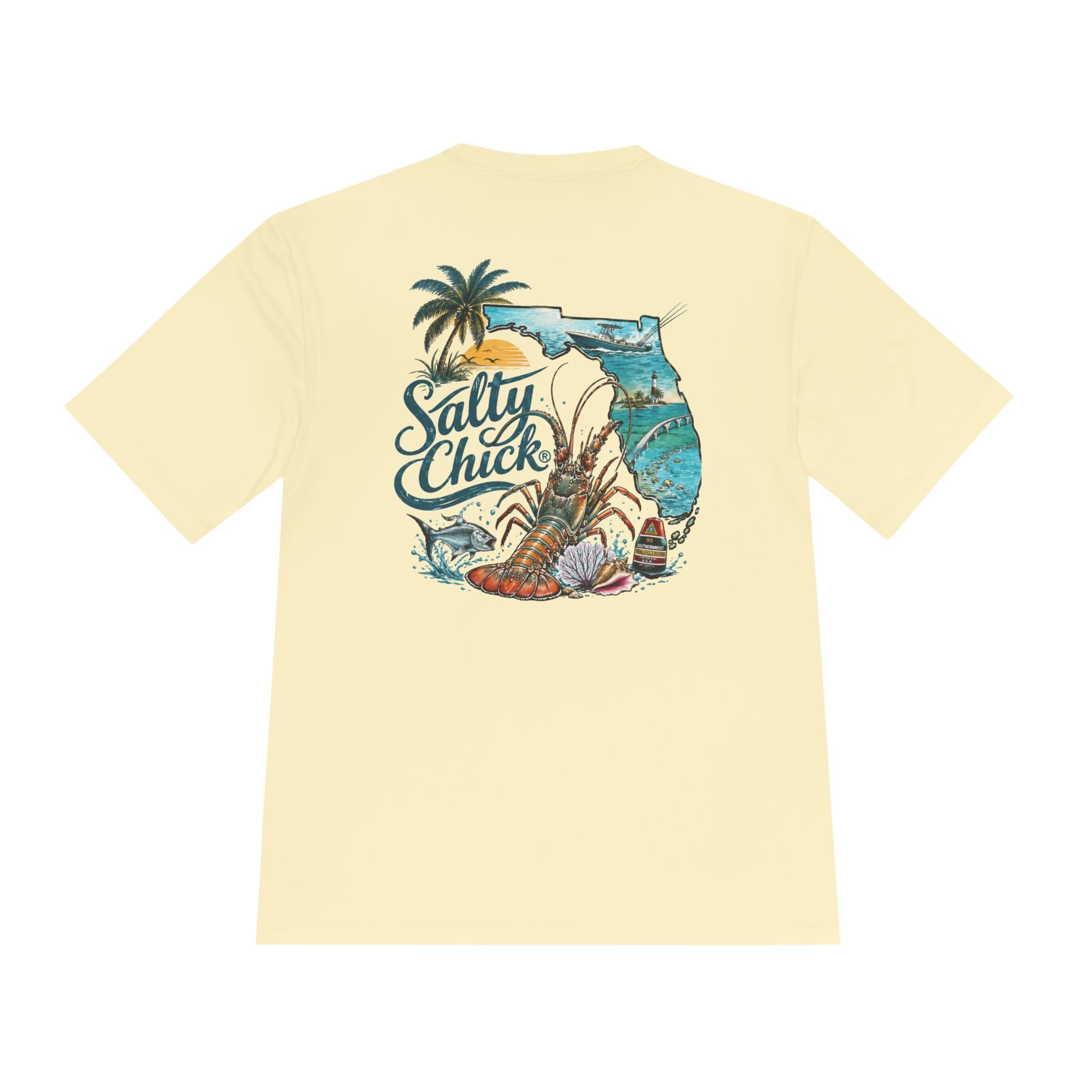 Unisex Moisture Wicking Tee- Lobstering 3