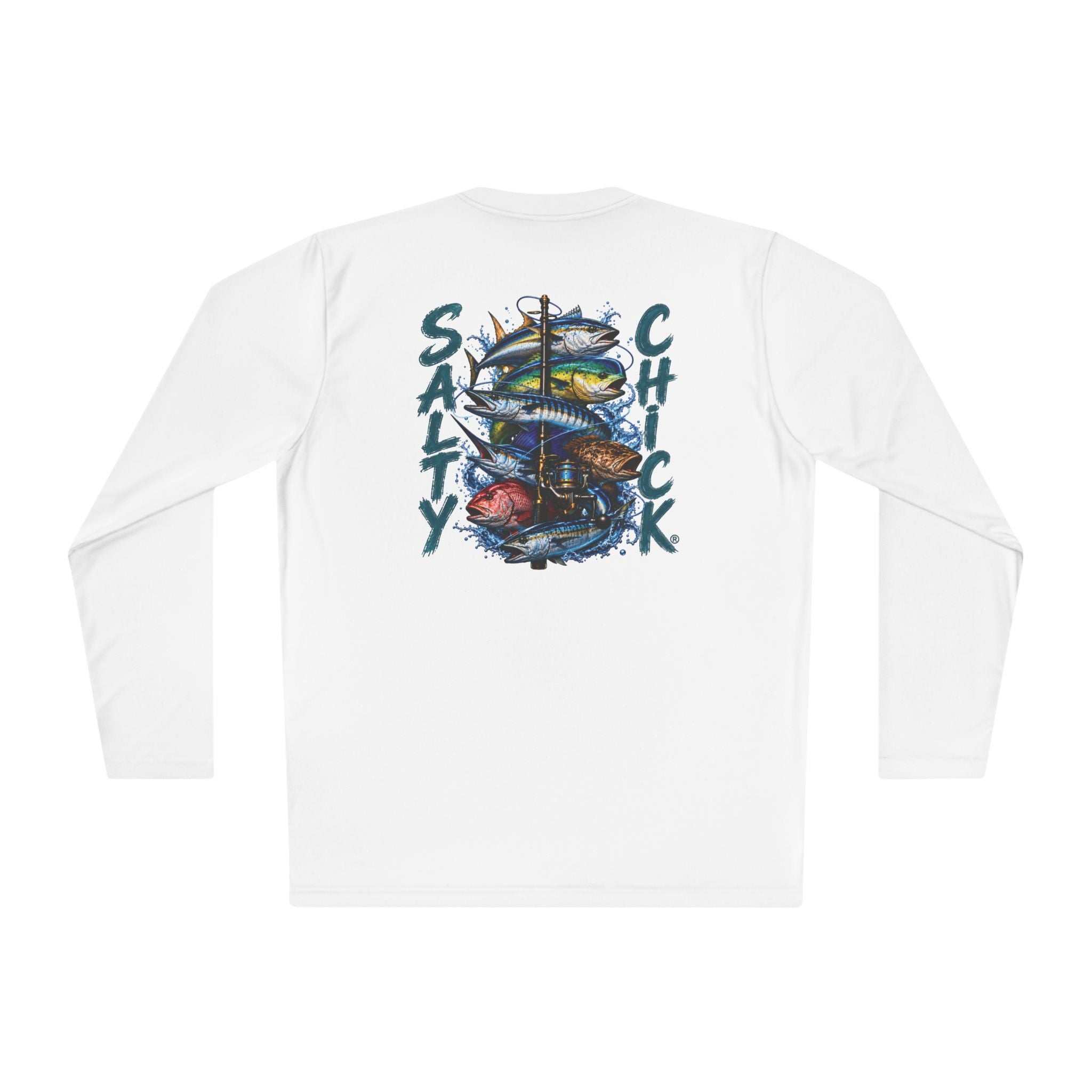 Unisex Moisture Wicking Long Sleeve- Saltwater fish
