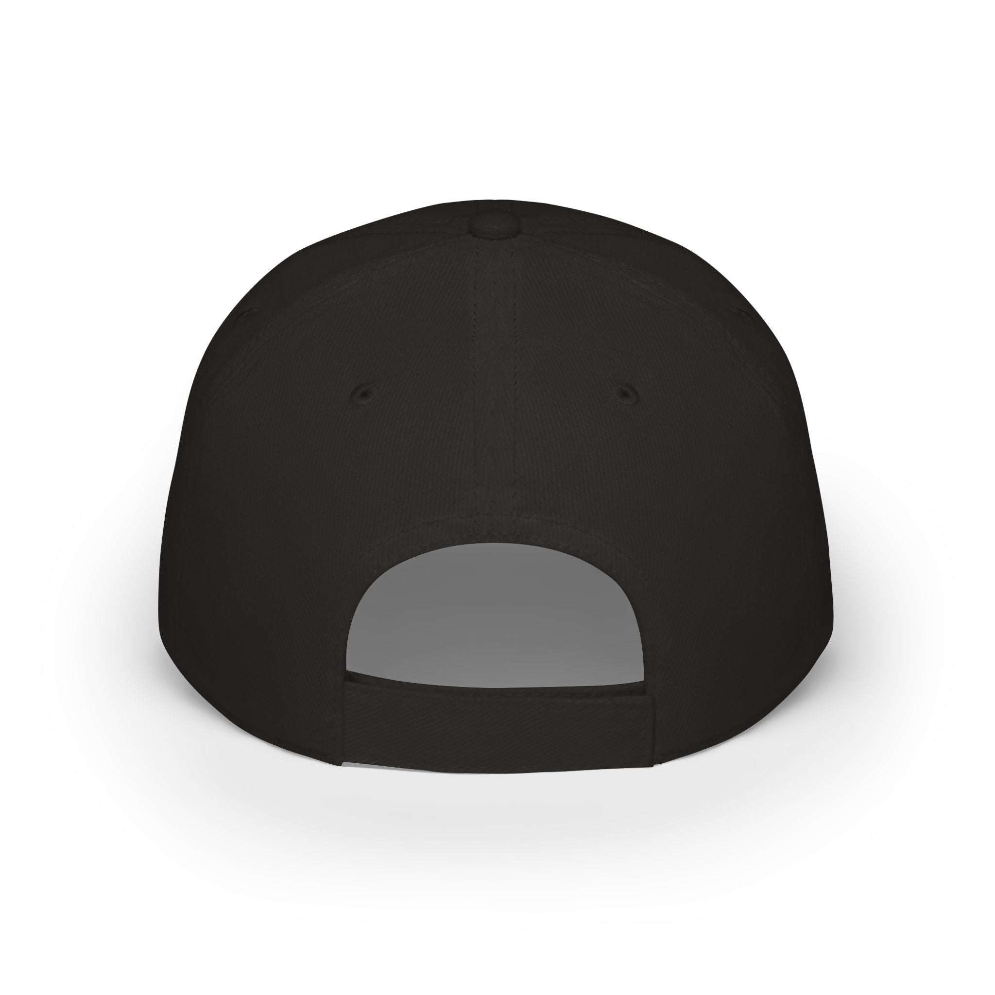 Low Profile Baseball Cap, embroidered Fishing logo