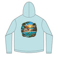 Solar Hoodie long sleeve- Beach scene