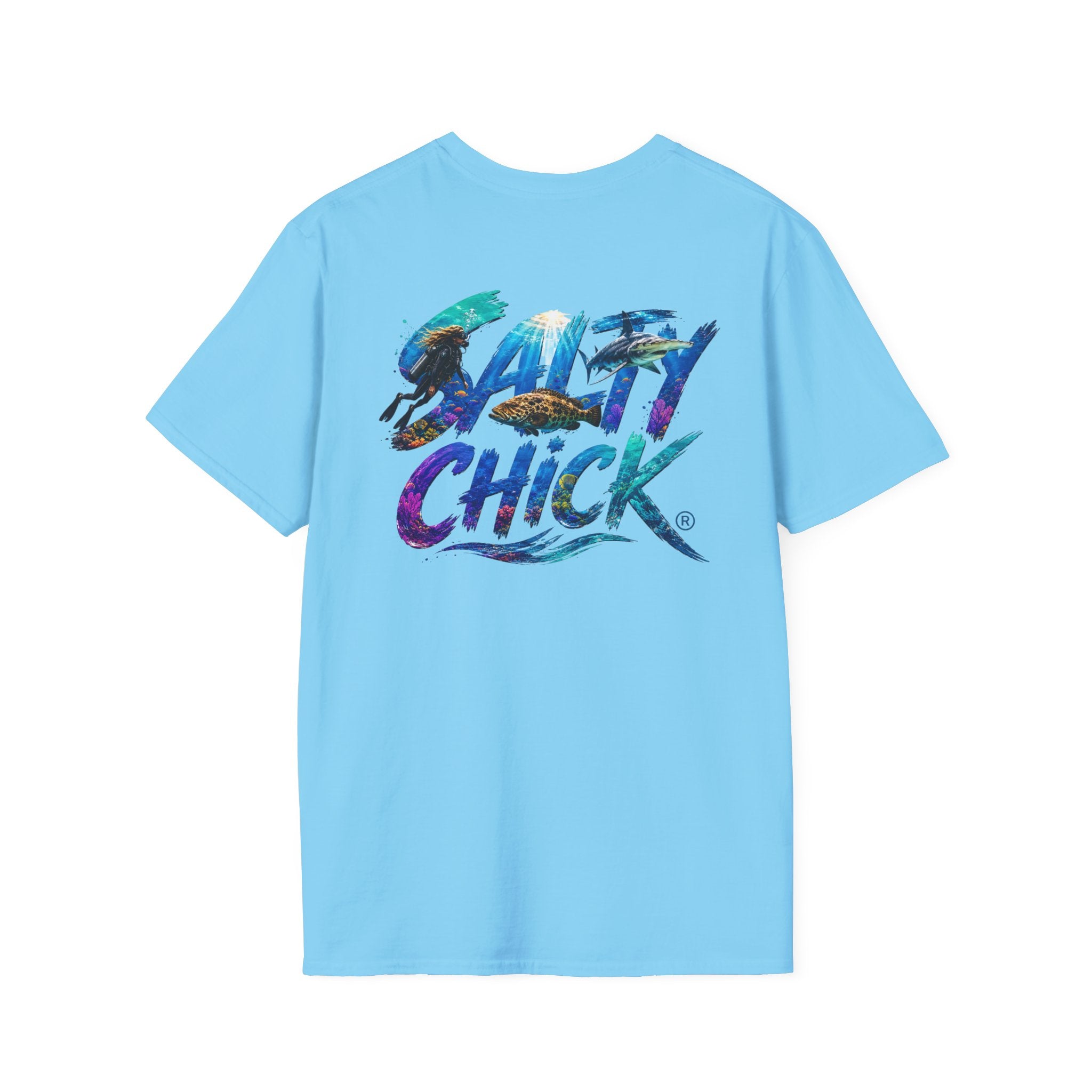 Cotton Tee- Diver lettering