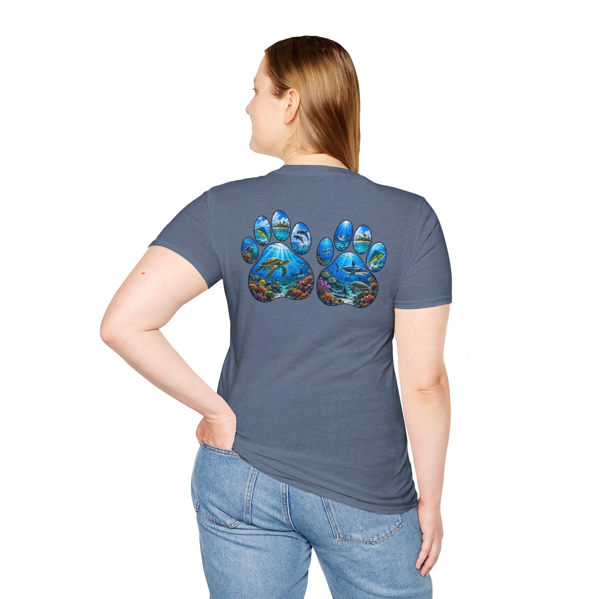Cotton Tee- Dog Paws
