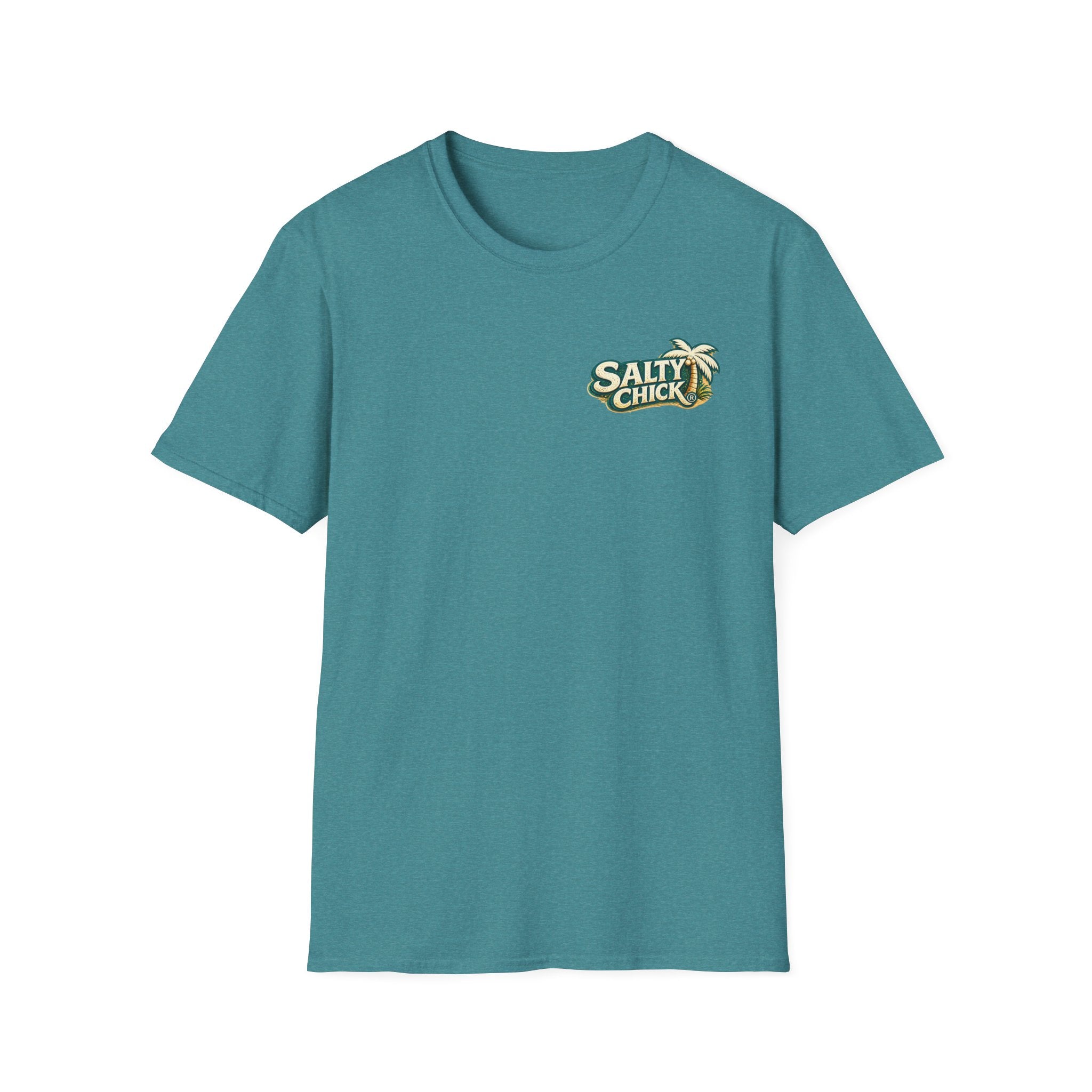 Cotton Tee- Beach Chair on Ocean