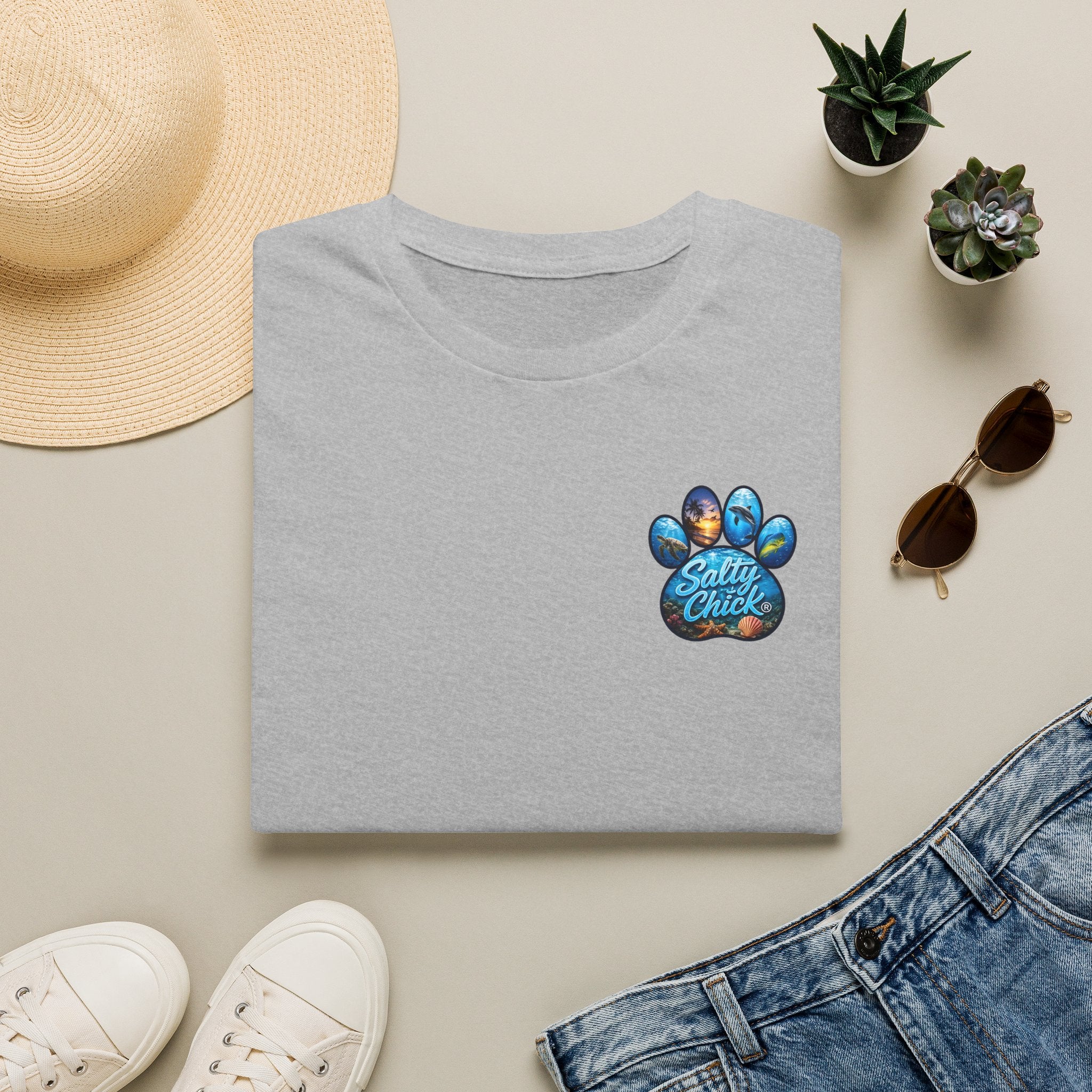 Cotton Tee- Dog Paws