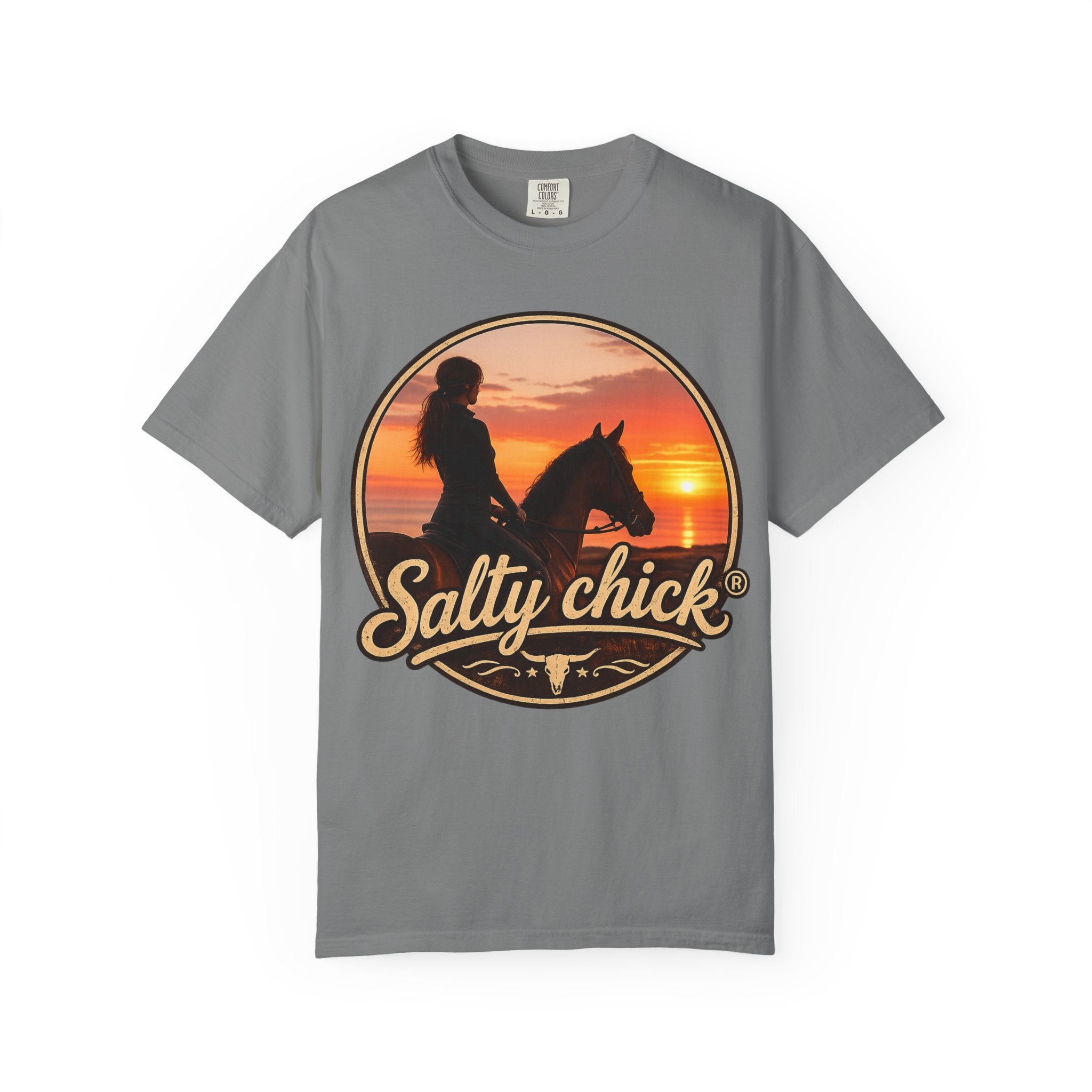 Cotton Horse Sunset T‑Shirt