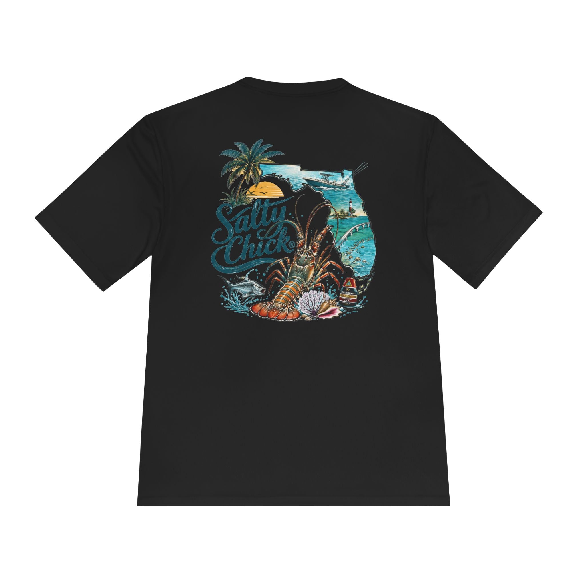 Unisex Moisture Wicking Tee- Lobstering 3