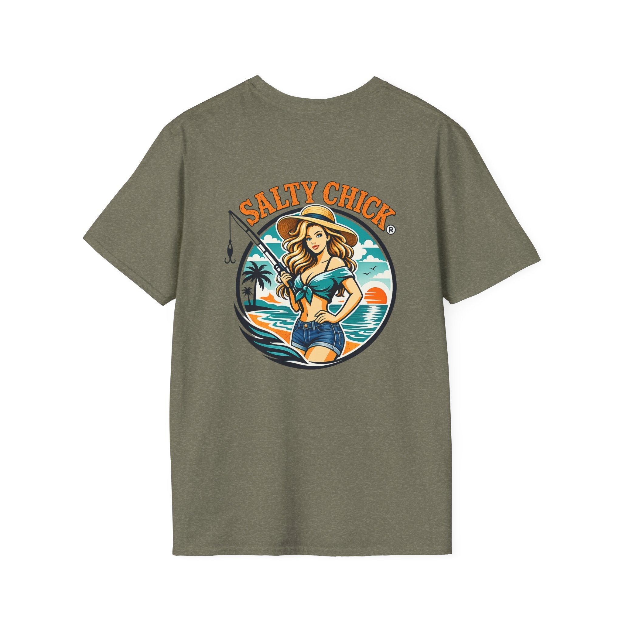 Cotton Front Design Tee- Girly
