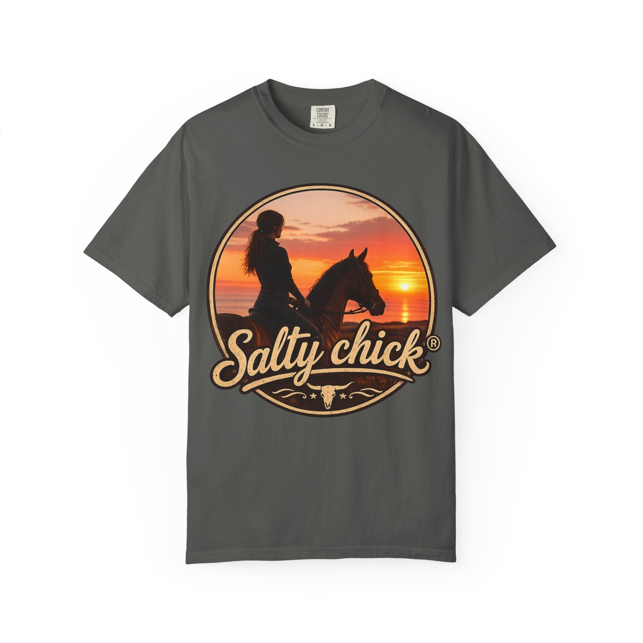 Cotton Horse Sunset T‑Shirt