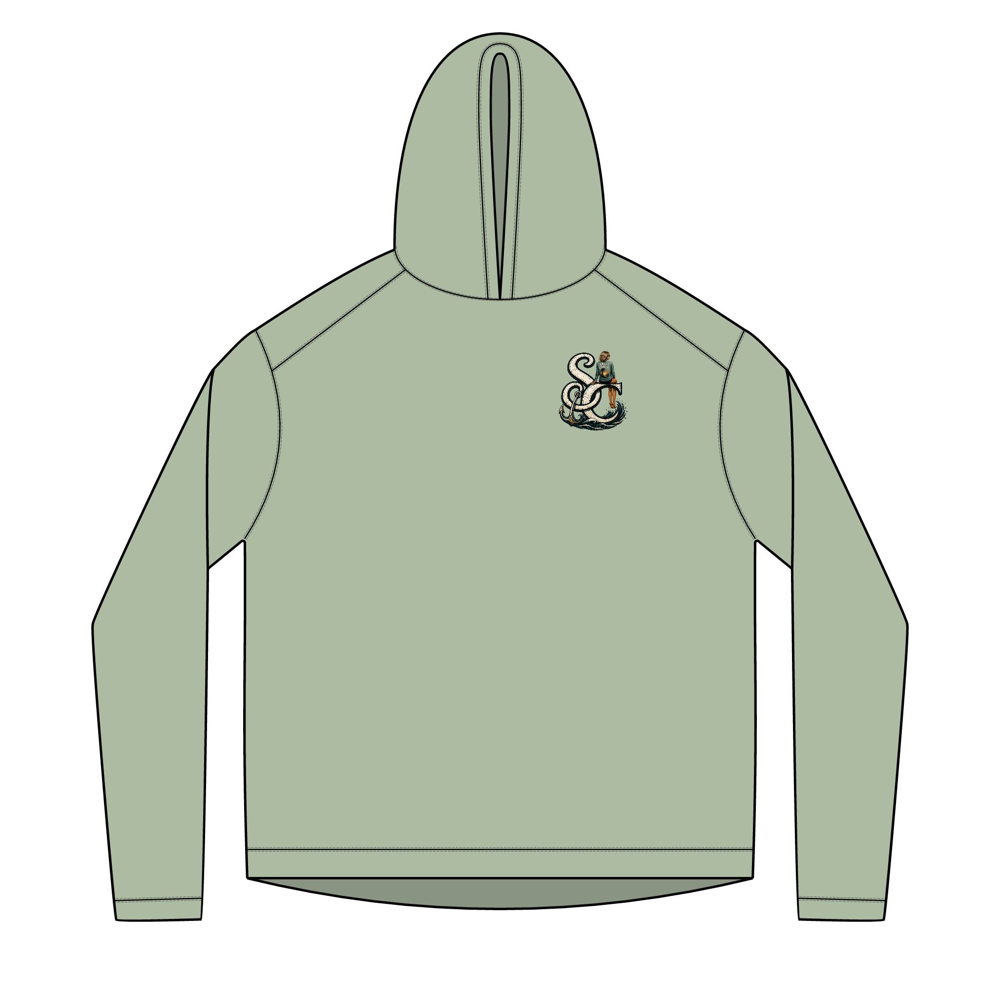 Solar Hoodie Long Sleeve-unique lettering