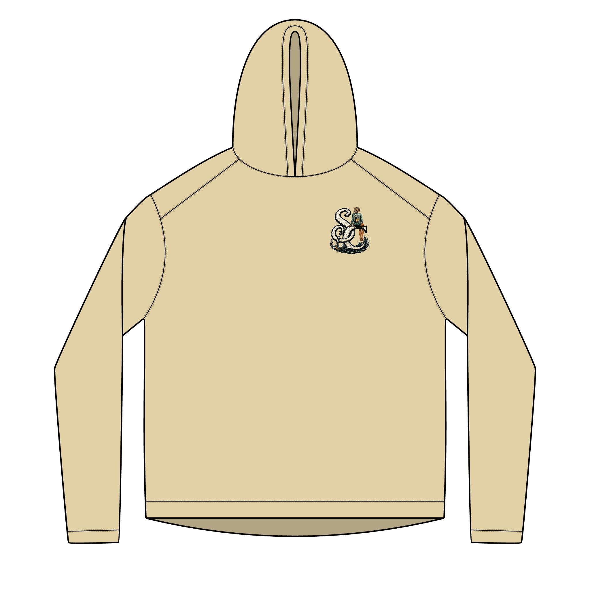 Solar Hoodie Long Sleeve-unique lettering